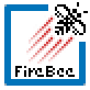 Logo FireBee: une abeille sort d'une boîte