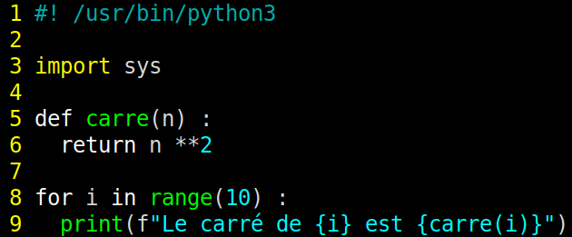 exemple de code avec le modèle de couleur ‘industry’